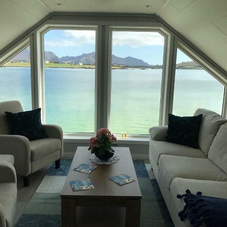 Luxurious Cabin By The Waterfront Leknes Exterior foto